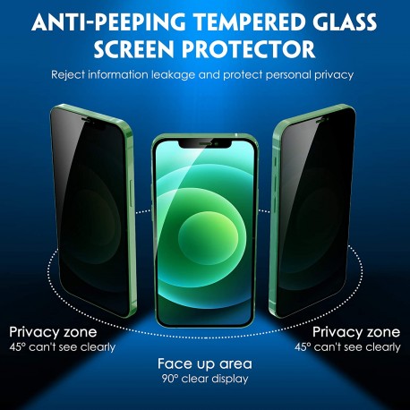 Full Screen Privacy Temper Glass iPhone X/XS