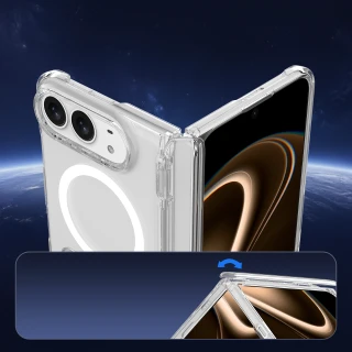 Clear Hydro Magnetic Case with Kick Stand iPhone Duo thumbnail 5