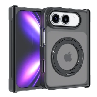 Frosted Magnetic Case with Kick Stand iPhone Duo thumbnail 2