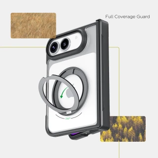 Frosted Magnetic Case with Kick Stand iPhone Duo thumbnail 3
